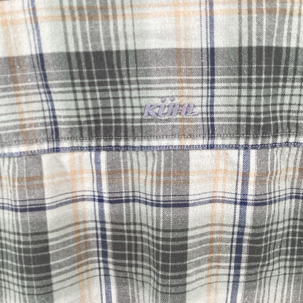 KUHL Long Sleeved Plaid Outdoor Casual Button Up Shirt Men's XL - Picture 7 of 11